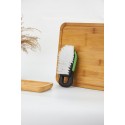 Coated cleaning brush