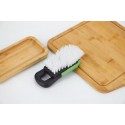 Coated cleaning brush