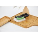 Coated cleaning brush