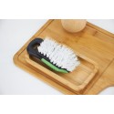 Coated cleaning brush