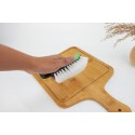 Coated cleaning brush