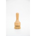 Wooden handle cleaning brush