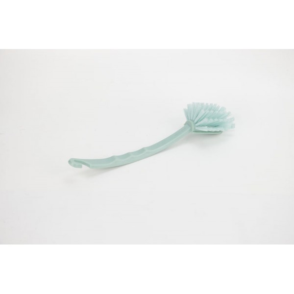 Plastic toilet cleaning brush