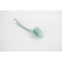 Plastic toilet cleaning brush