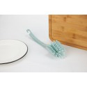 Plastic toilet cleaning brush