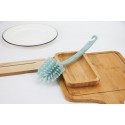 Plastic toilet cleaning brush