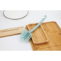Plastic toilet cleaning brush