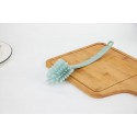 Plastic toilet cleaning brush