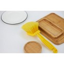 Car wheel hub cleaning brush