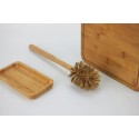  wooden handle Sisal fiber toilet brush