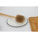  wooden handle Sisal fiber toilet brush