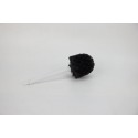 Detachable plsatic toliet brush
