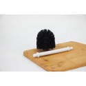 Detachable plsatic toliet brush