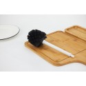 Detachable plsatic toliet brush