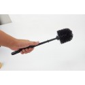 Plastic toilet cleaning brush