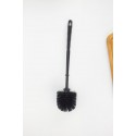 Plastic toilet cleaning brush