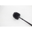Plastic toilet cleaning brush