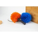 Cobweb Duster Spider Web Brush Webster Remover Replacement Head for Pole