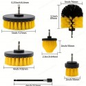 Power Drills Electric Scrubber Brush Kit For Multipurpose Use