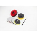 Power Drills Electric Scrubber Brush Kit For Multipurpose Use