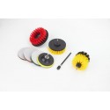 Power Drills Electric Scrubber Brush Kit For Multipurpose Use