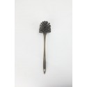 Plastic toilet cleaning brush