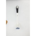 Plastic toilet cleaning brush