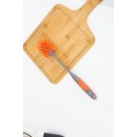 Plastic toilet cleaning brush